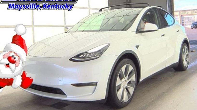 TESLA MODEL Y 2021 5YJYGAEE1MF296243 image